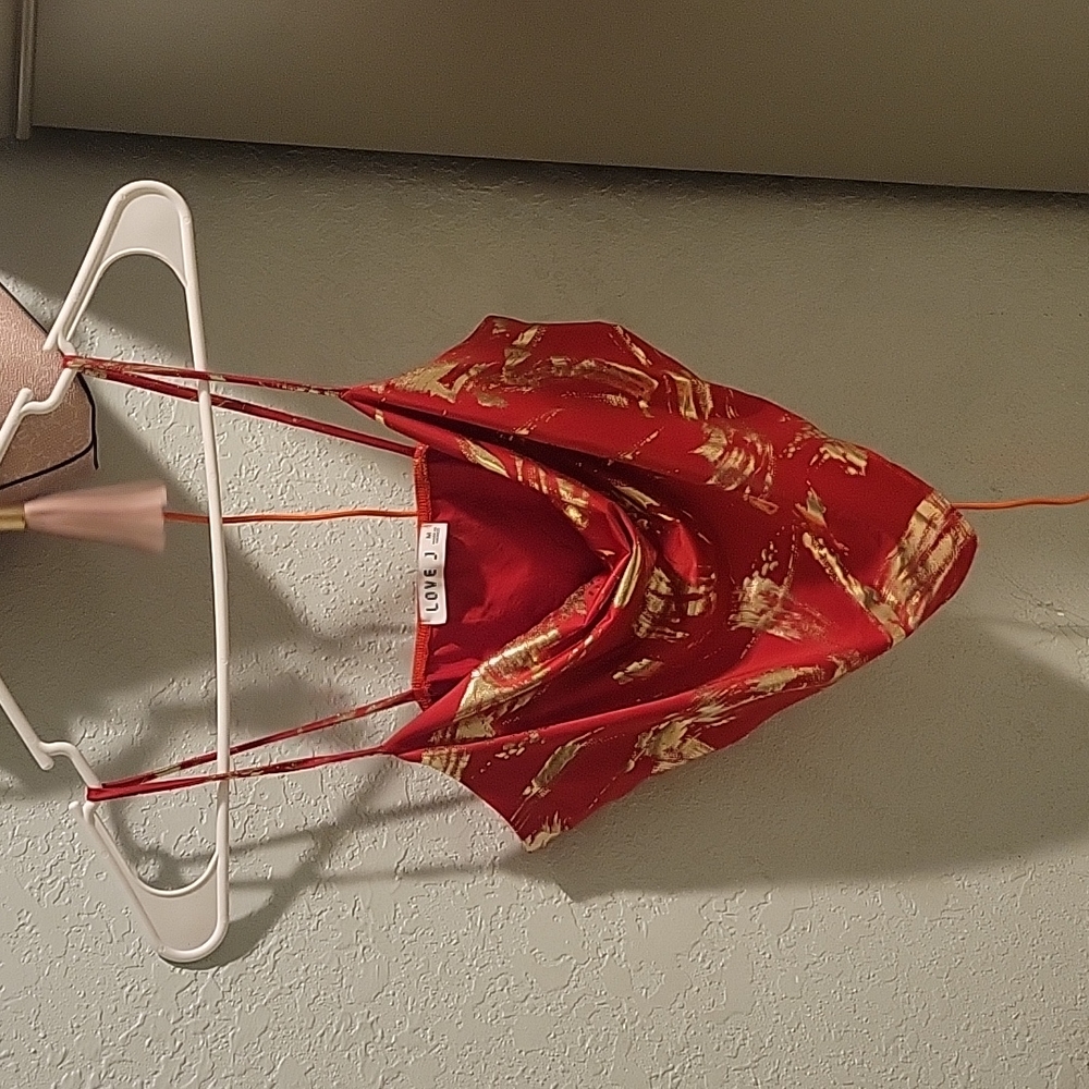 Red blouse